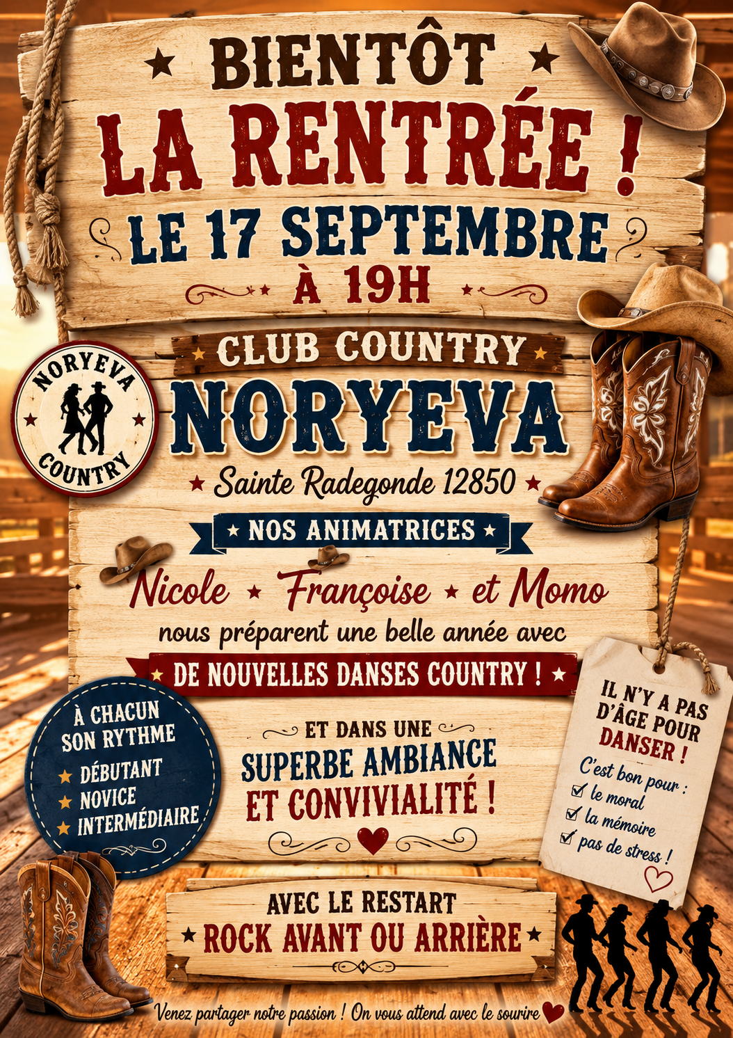 Affiche La rentrée 🤠 à Sainte radegonde — 17 septembre 2026
