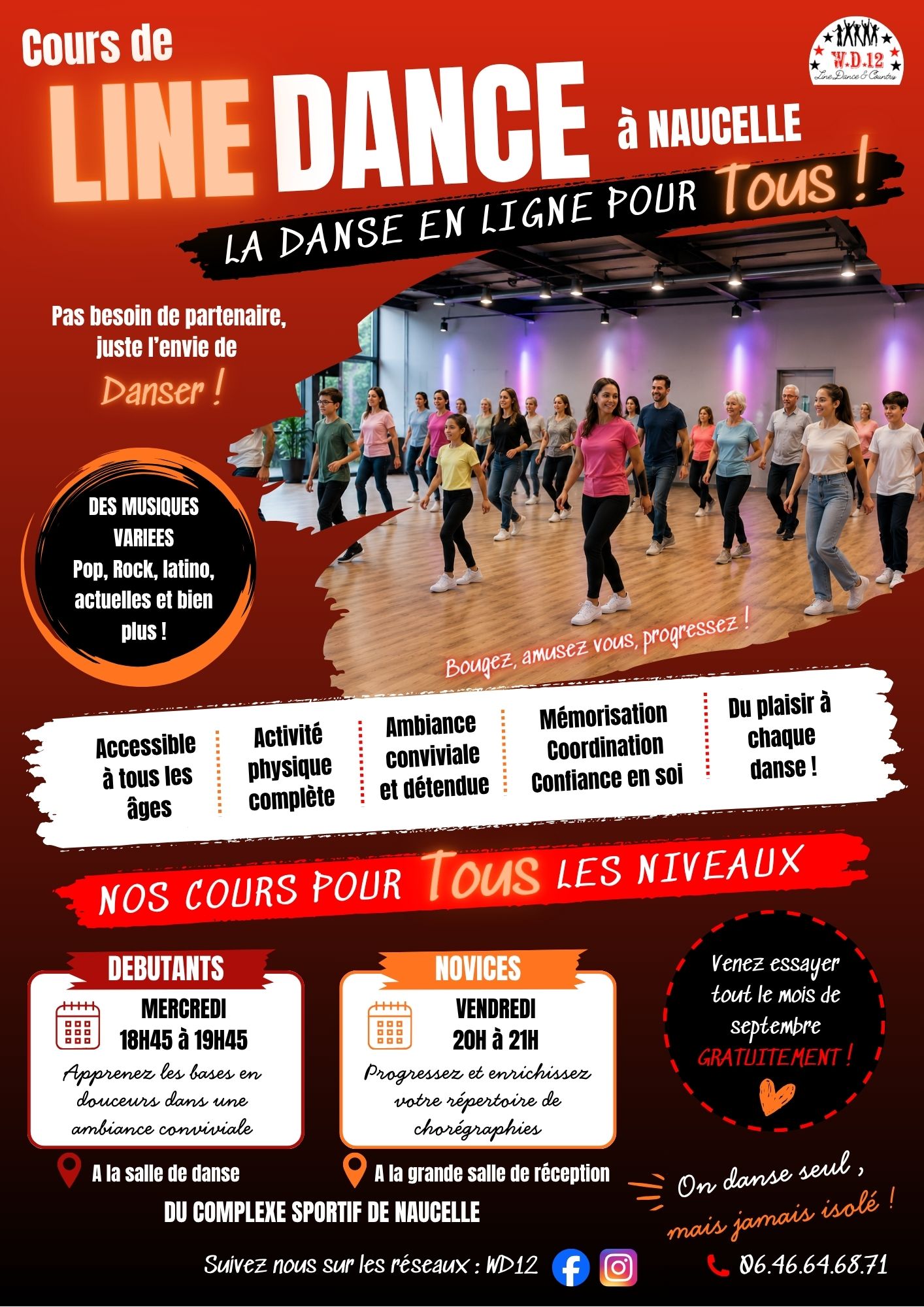 Affiche Événement country — 9 septembre 2026