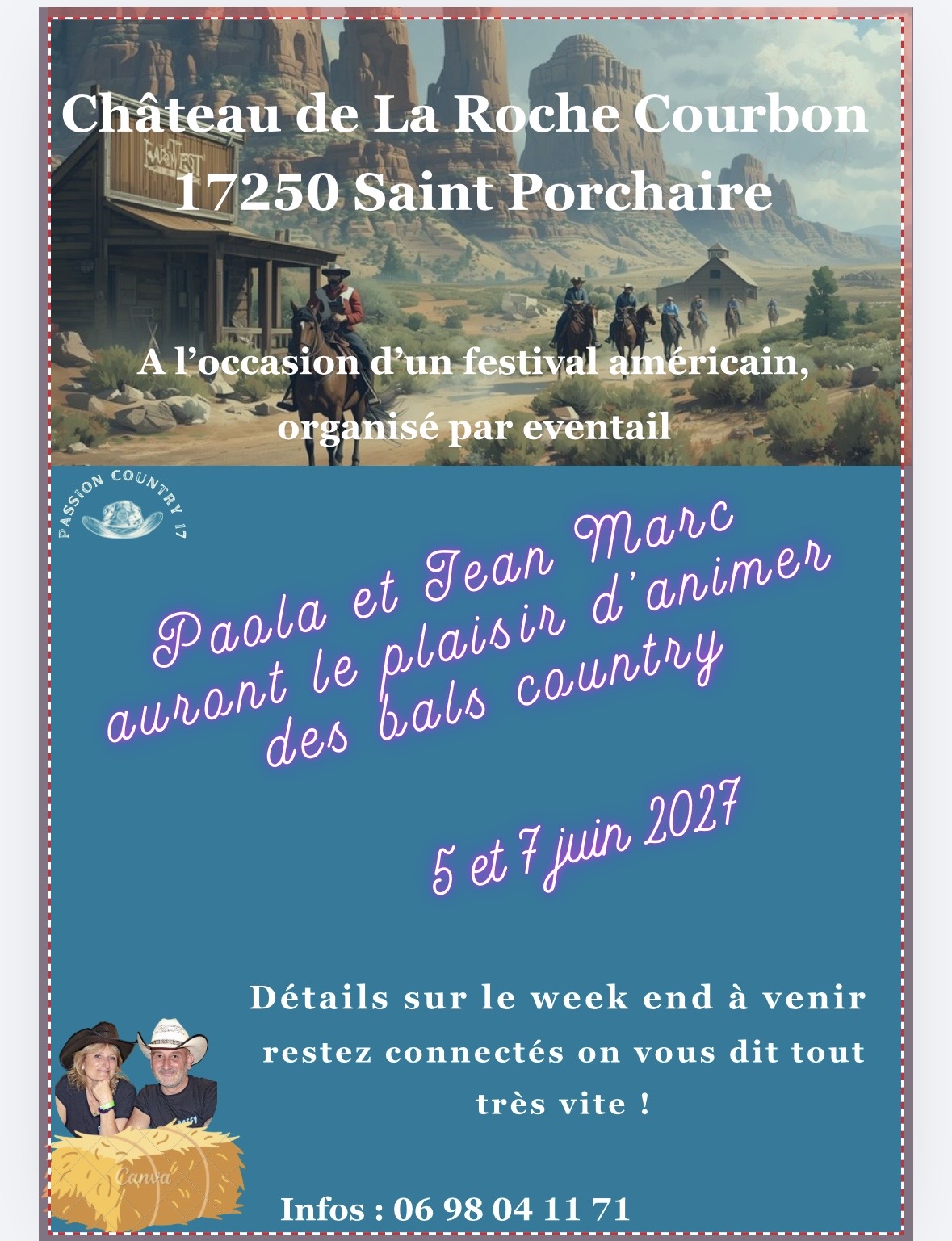 Affiche Événement country — 5 juin 2027