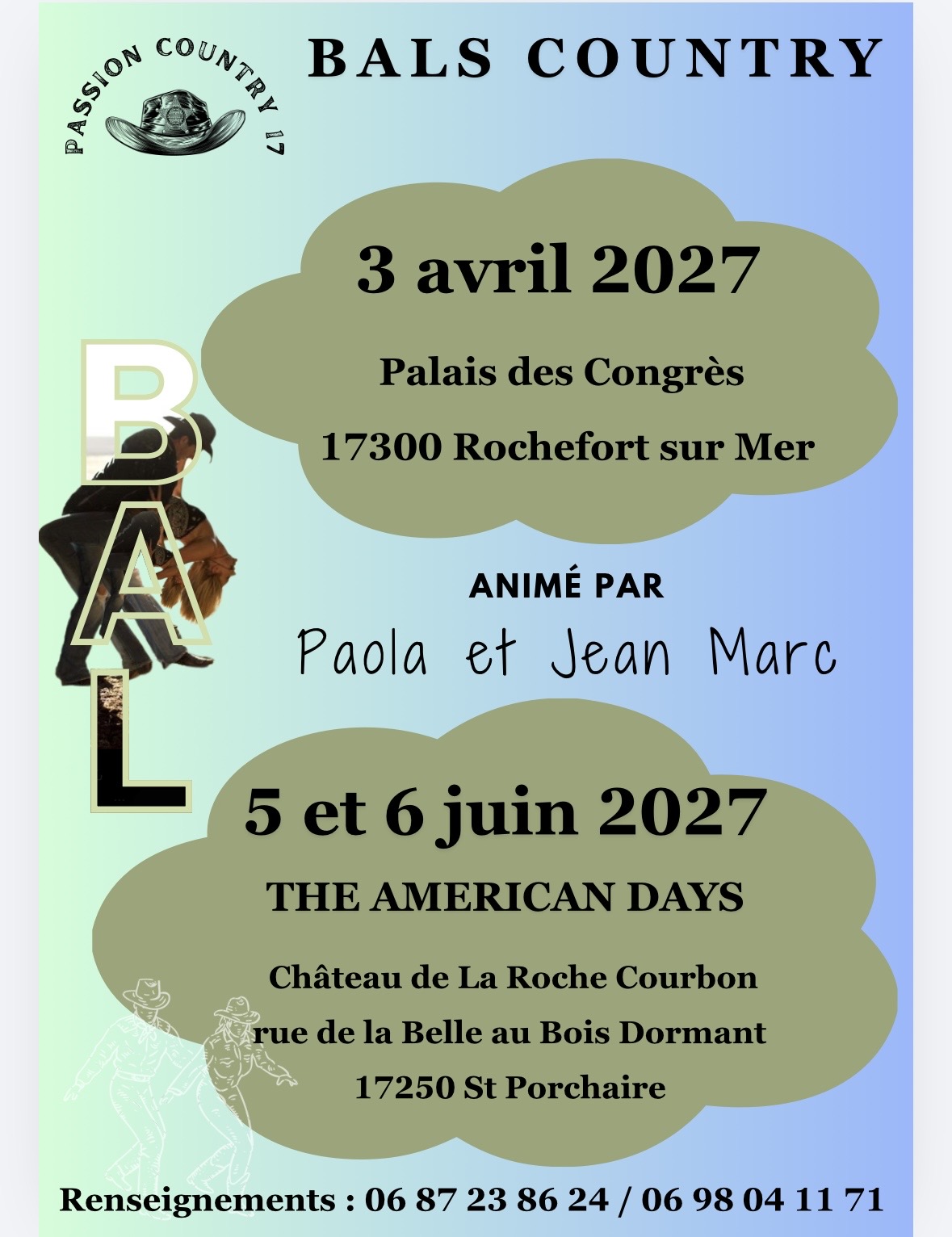 Affiche Événement country — 3 avril 2027